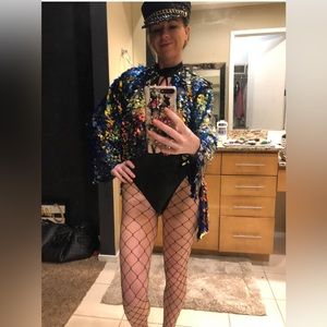 ROMA Festival Set- bodysuit and Jacket Size Small